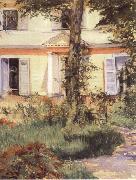 House at Rueil, Edouard Manet